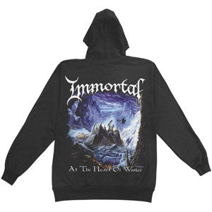 Immortal At The Heart Of Winter Zippered Hooded Sweatshirt