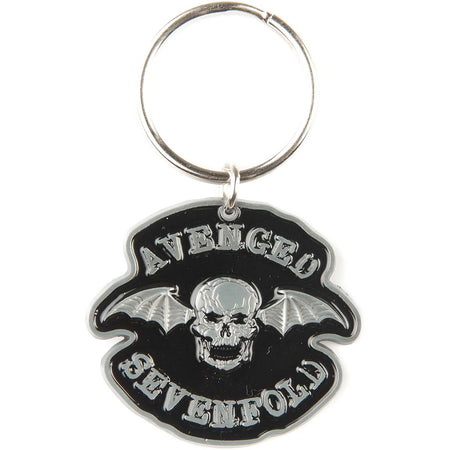 Death Bat Metal Key Chain