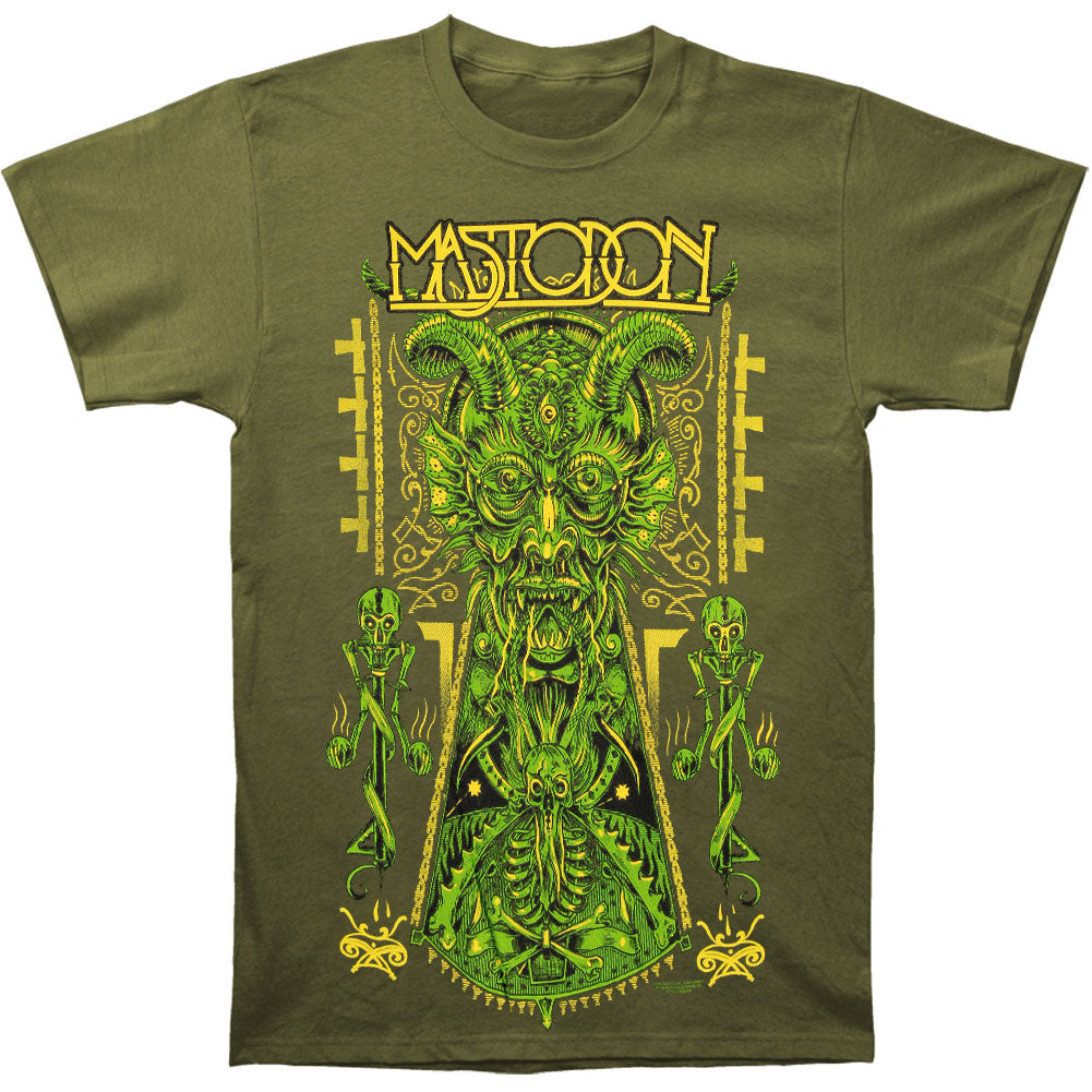 Devil On Olive Slim Fit T-shirt