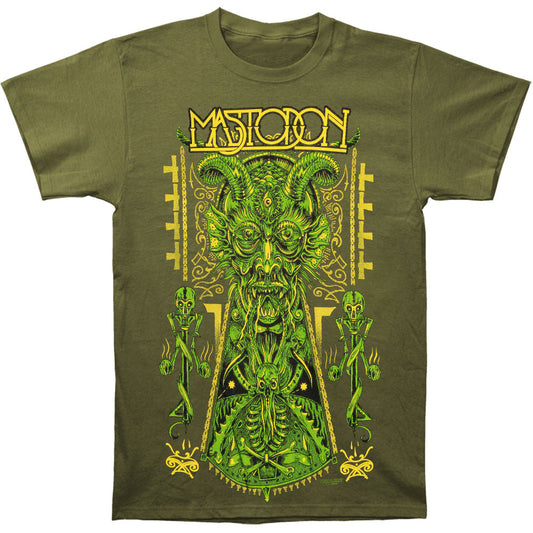 Devil On Olive Slim Fit T-shirt