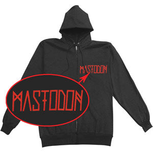 Mastodon Hunter Zippered Hooded Sweatshirt