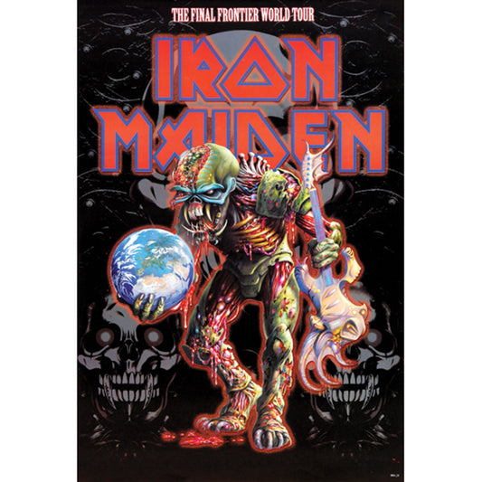 Iron Maiden Final Frontier World Tour Import Poster