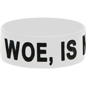 Woe, Is Me [S] Logo Rubber Bracelet