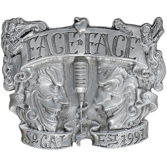Face To Face Belt Buckle