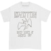 USA 77 White Tee / Black Print T-shirt