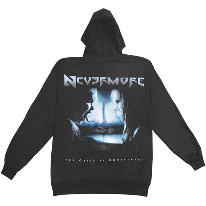 Logo Album Back Zippered Hooded Sweatshirt