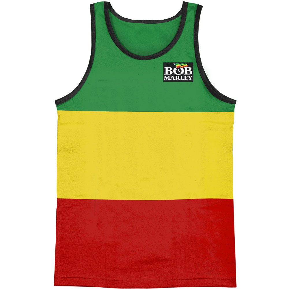 Catch A Fire Rasta Stripe Tank Mens Tank
