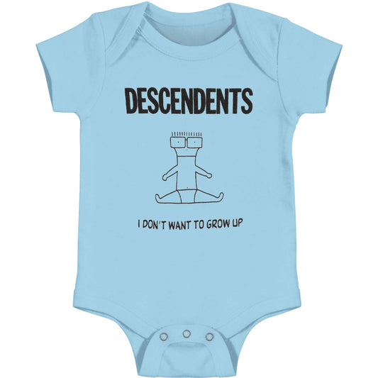 I Don't Want To Grow Up Blue Bodysuit