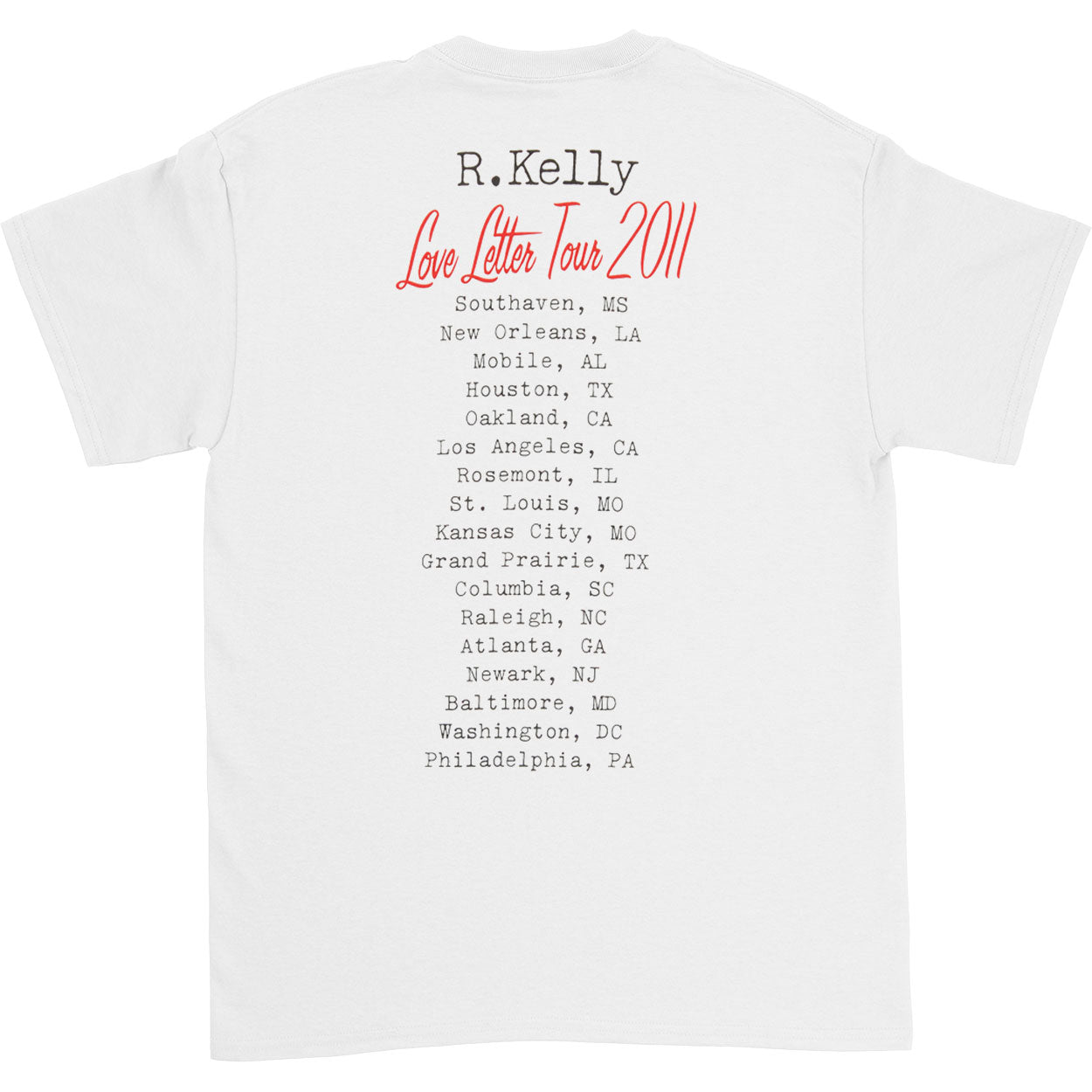 Portrait 2011 Tour T-shirt