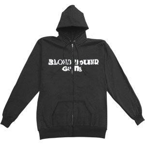 Logo Zippered Hooded Sweatshirt