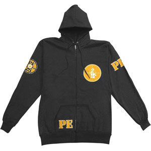 Public Enemy 25th Anniversary Logo Zippered Hooded Sweatshirt