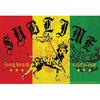 Lou Dog Rasta Flag Sticker