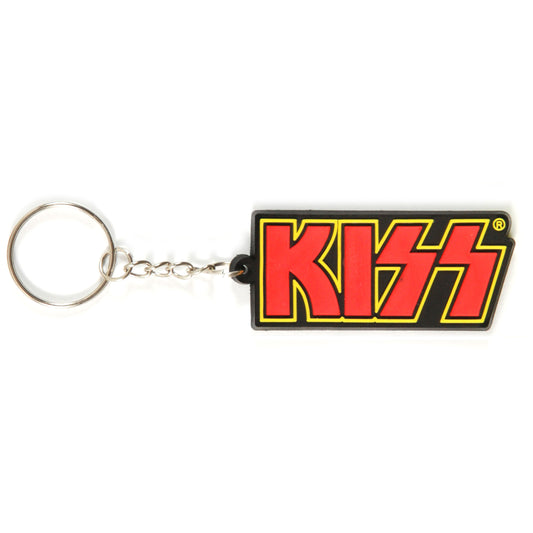 KISS Logo Rubber Key Chain