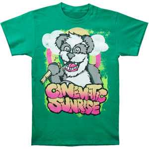 Cinematic Sunrise Panda T-shirt