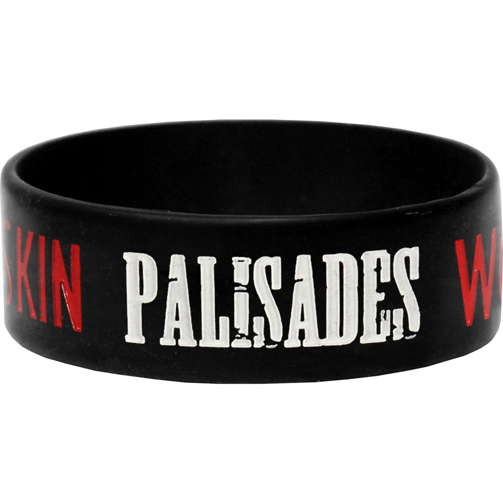 Palisades Wolves Will Eat Your Skin Rubber Bracelet
