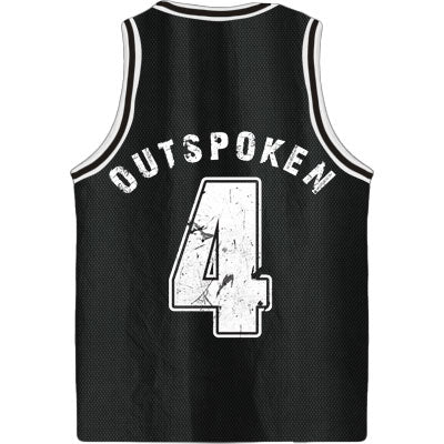 For All Those Sleeping Logo Basketball  Jersey