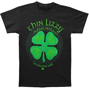 Thin Lizzy Four Leaf Clover T-shirt 125723 | Rockabilia Merch Store