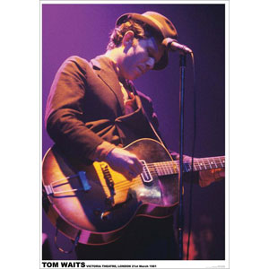 Tom Waits Victoria Theatre Import Poster