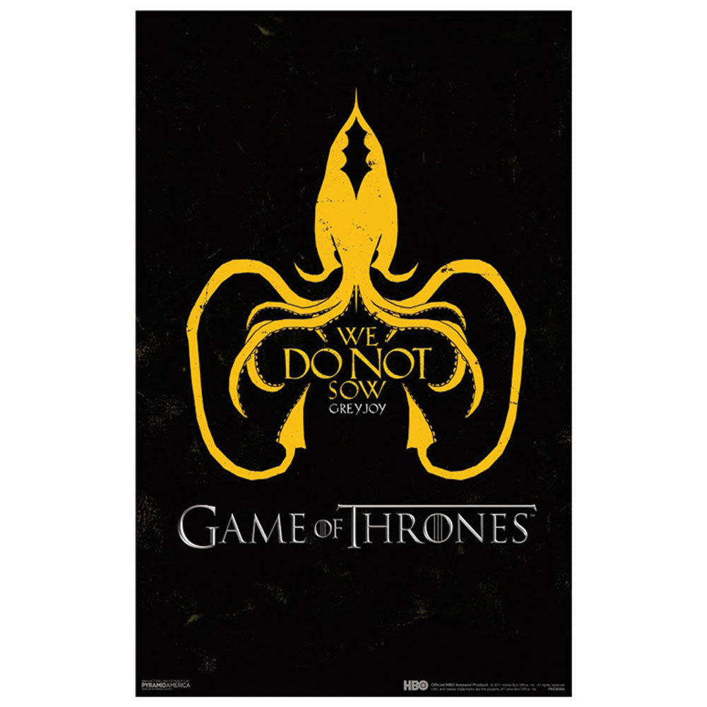 Game Of Thrones Greyjoy Poster Print