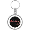 Lets Face It Spinner Key Chain