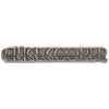 Deco Logo Pewter Pin Badge