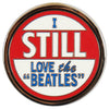 Love The Beatles Pewter Pin Badge