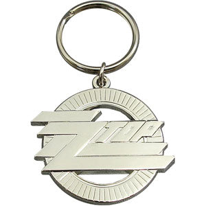 ZZ Top Circle Logo Metal Key Chain