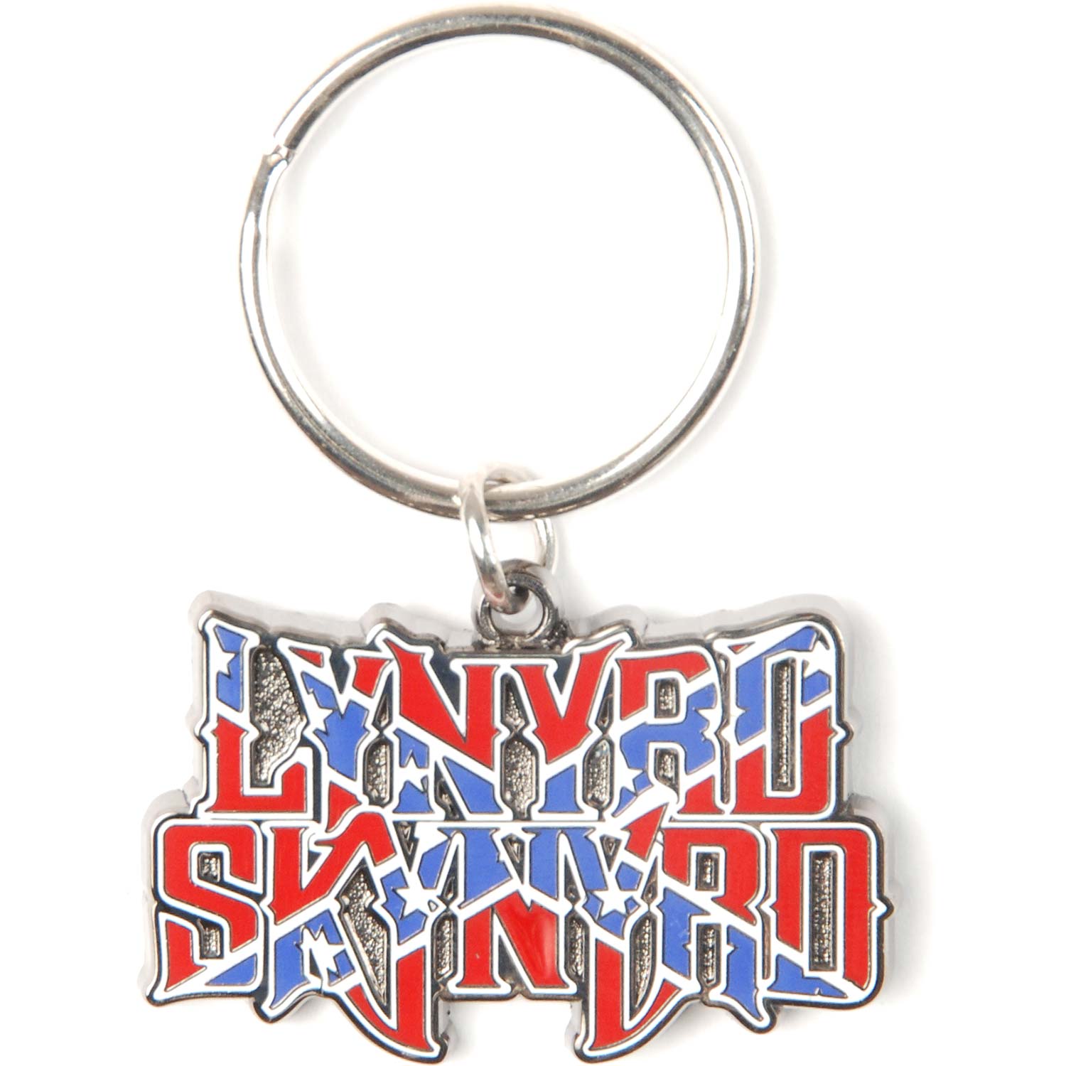 Stars & Bars Metal Key Chain