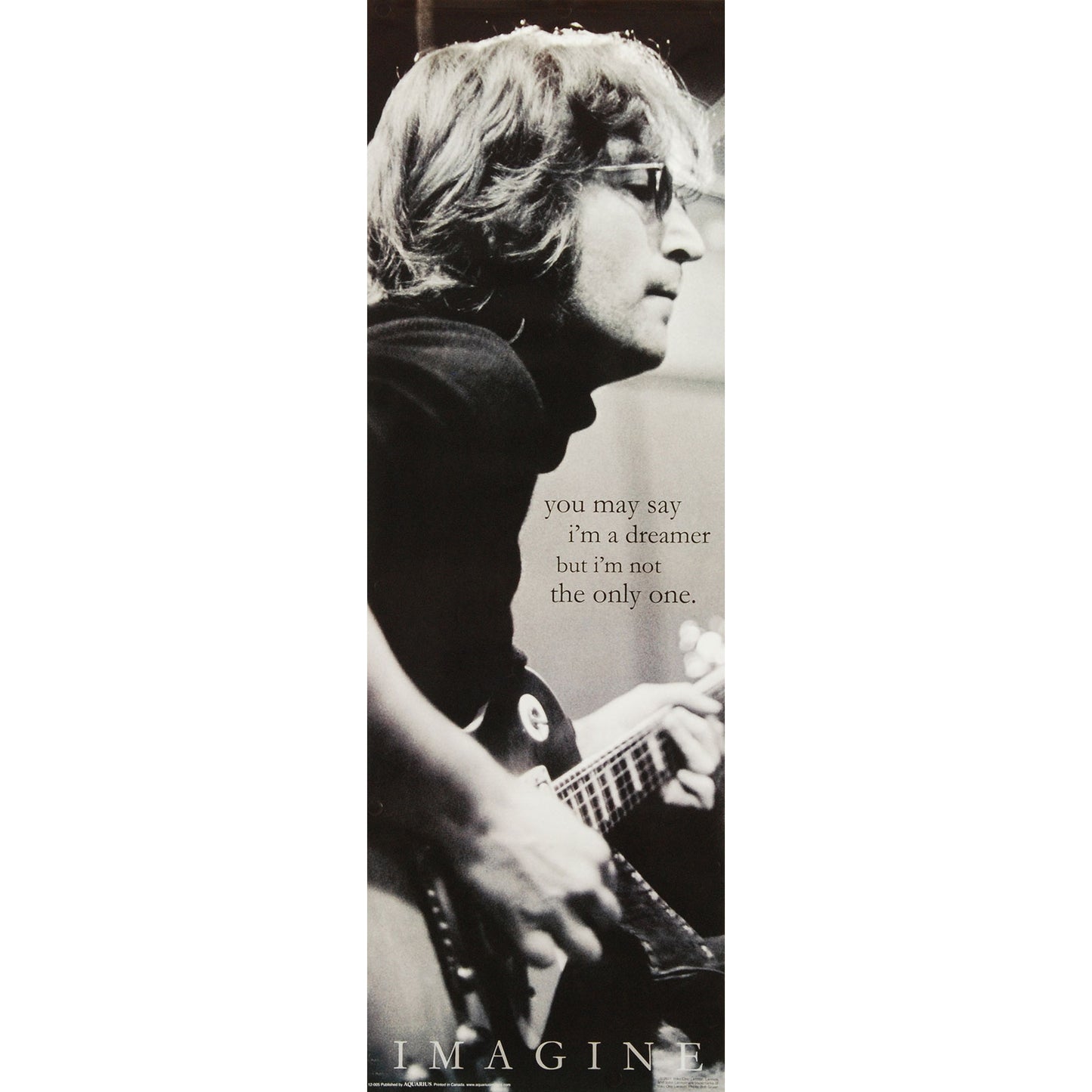 John Lennon Dreamer Slim Print Poster