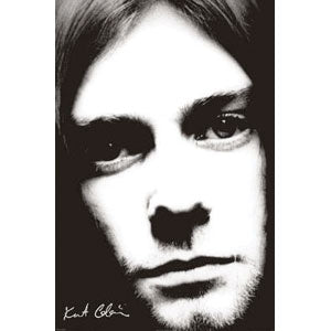 Nirvana Kurt Cobain Face Domestic Poster