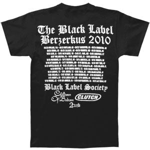 Black Label Society Berzerkus 2010 Tour T-shirt