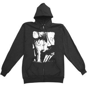 Rihanna Rated R Zippered Hooded Sweatshirt