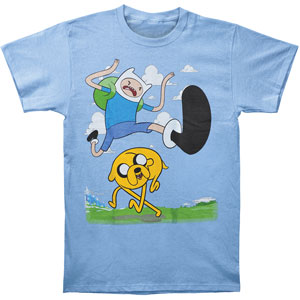 Adventure Time Adventure Time Finn Kick Jump T-shirt