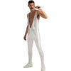 Freddie Mercury Silver Sequin Jumpsuit Costume