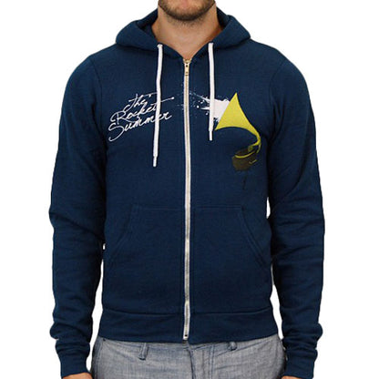 Rocket Summer Record Zippered Hooded Sweatshirt