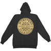 Gold Sgt Peppers Logo Zippered Hooded Sweatshirt