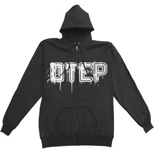 Little Girl Gas Mask Zippered Hooded Sweatshirt