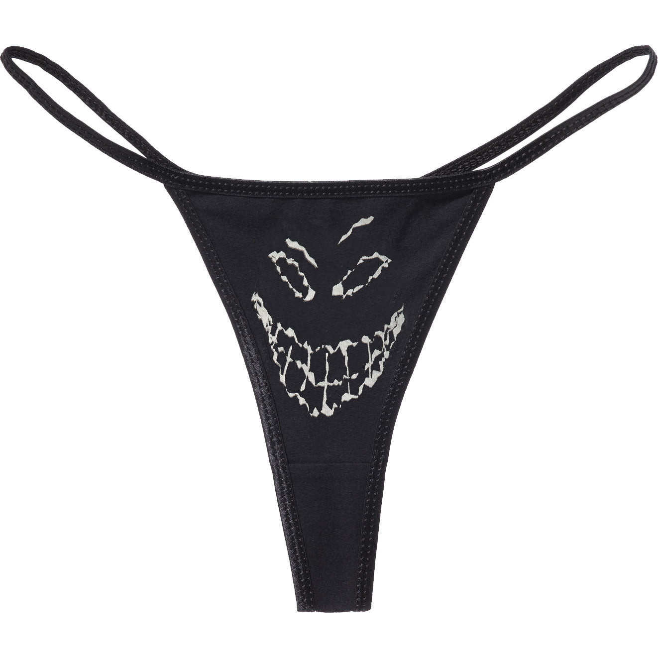 Disturbed Mean Smiley Face Thong