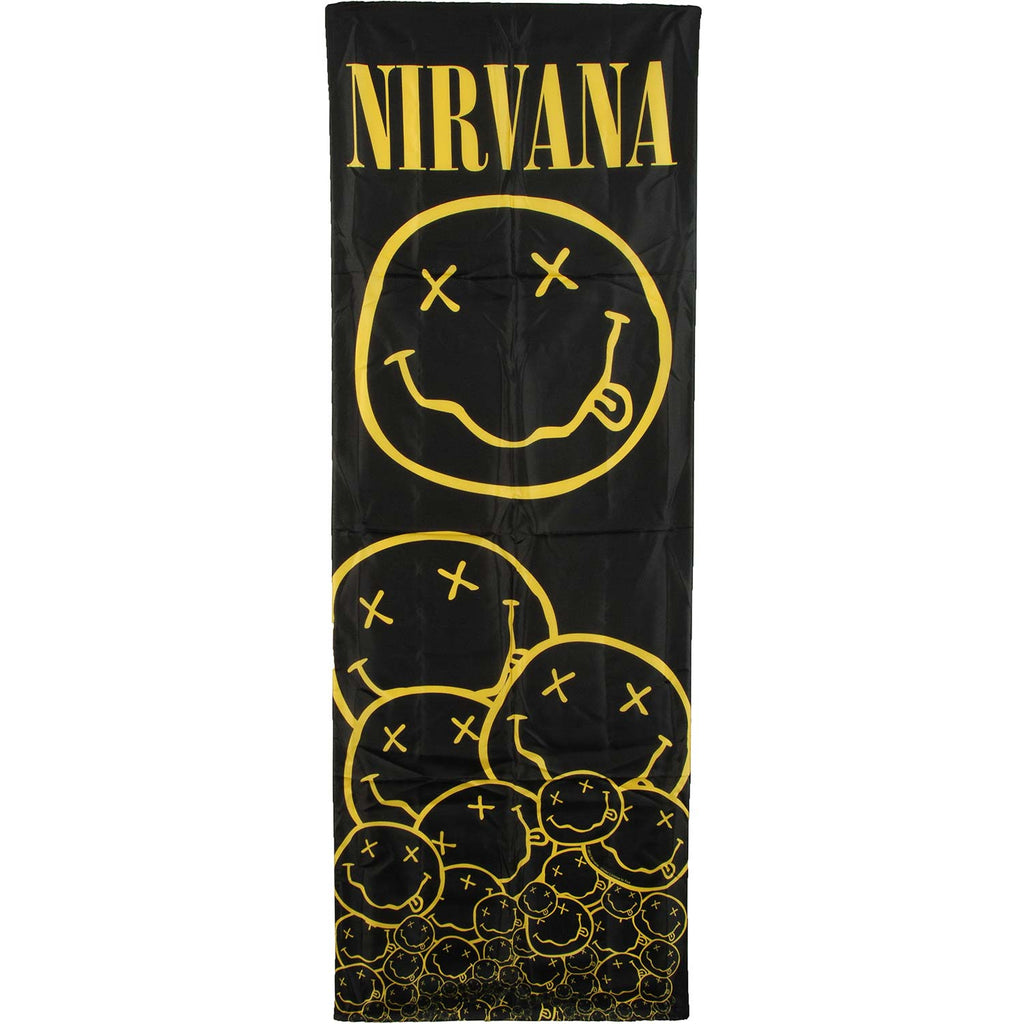 Nirvana Smile Pattern Door Flag