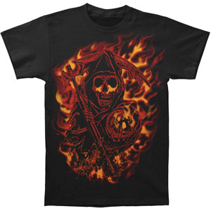 Sons Of Anarchy Reaper Flames T-shirt