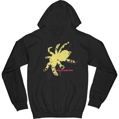 Spider Zippered Hooded Sweatshirt