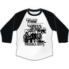 Trouble Boys Raglan Baseball Jersey