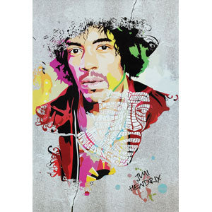 Jimi Hendrix Import Poster