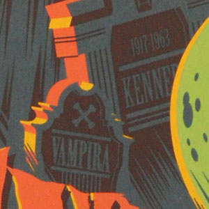 The Fiend Walks Among Us by Tom Whalen Limited Screenprint