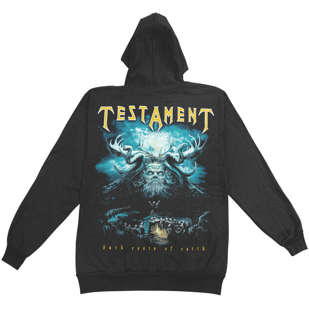 Testament Dark Roots Of Earth Zippered Hooded Sweatshirt