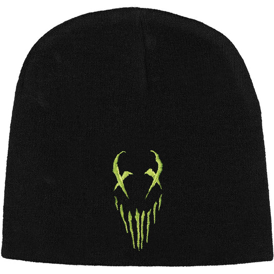Green X-Face Beanie