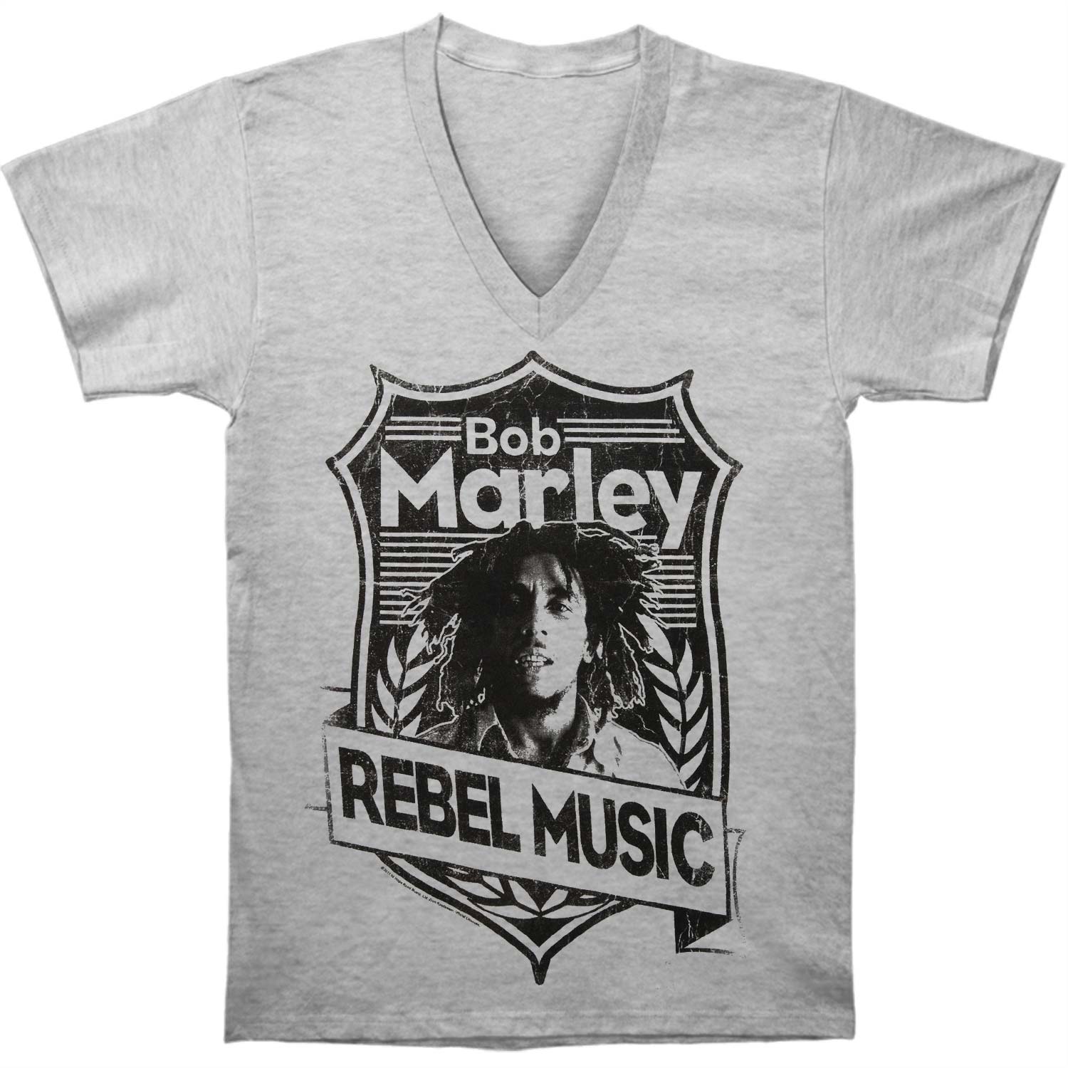 Bob Marley Shield Slim Fit T-shirt