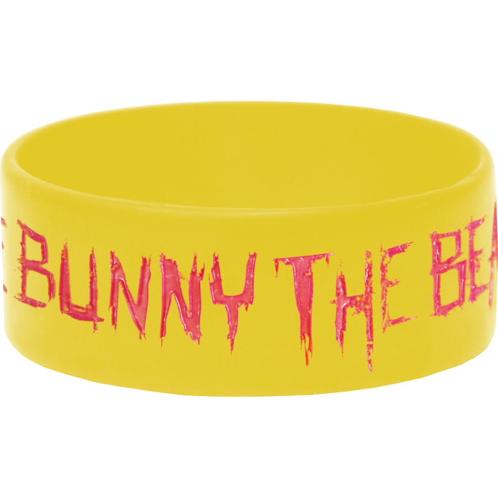 Bunny The Bear Pink And Green Rubber Bracelet