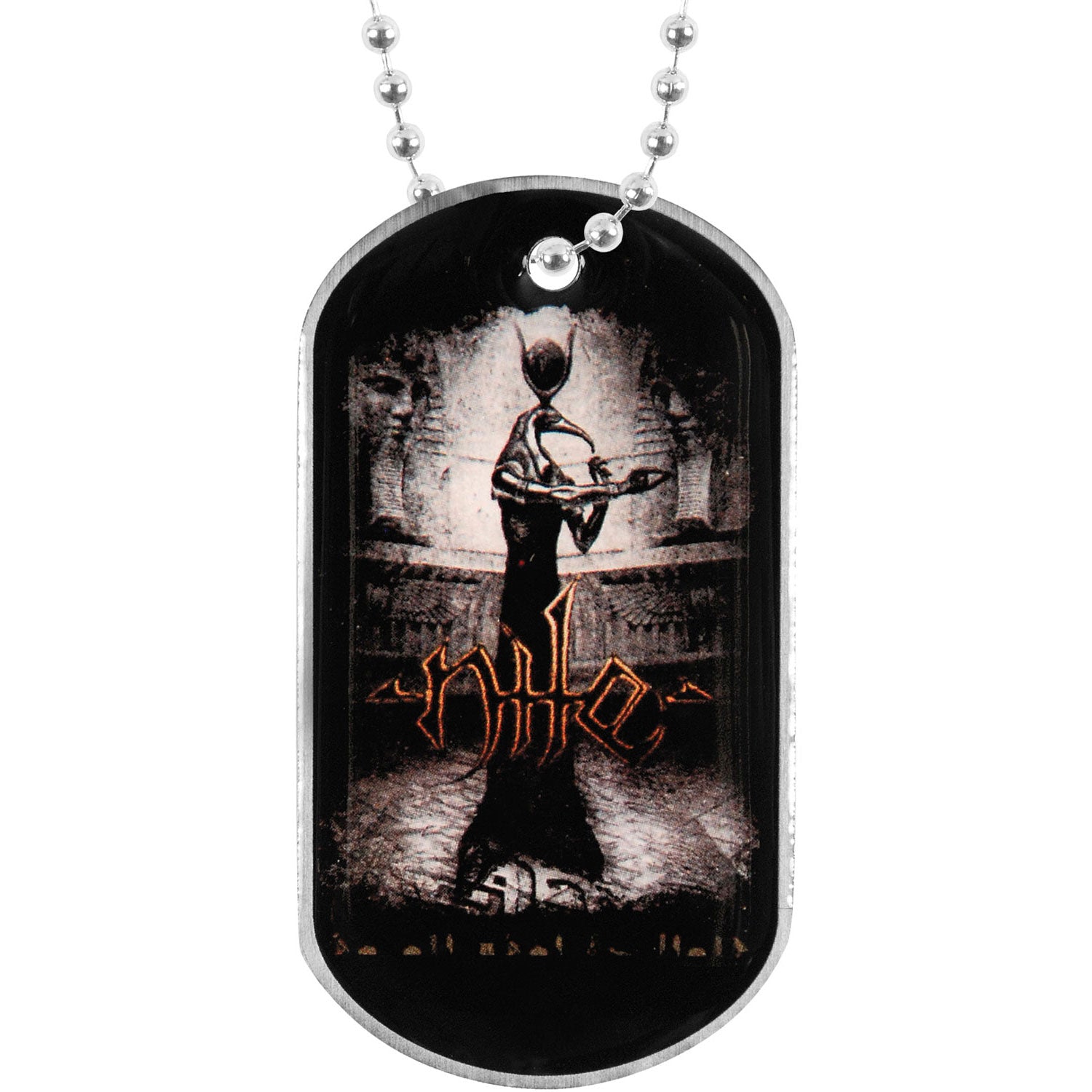 Nile Thoth Dog Tag Necklace