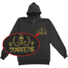 Anchor Zippered Hooded Sweatshirt